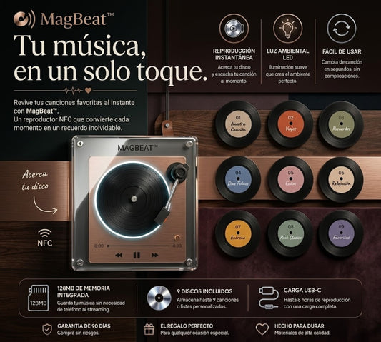 MagBeat™ Visual Vinyl Player